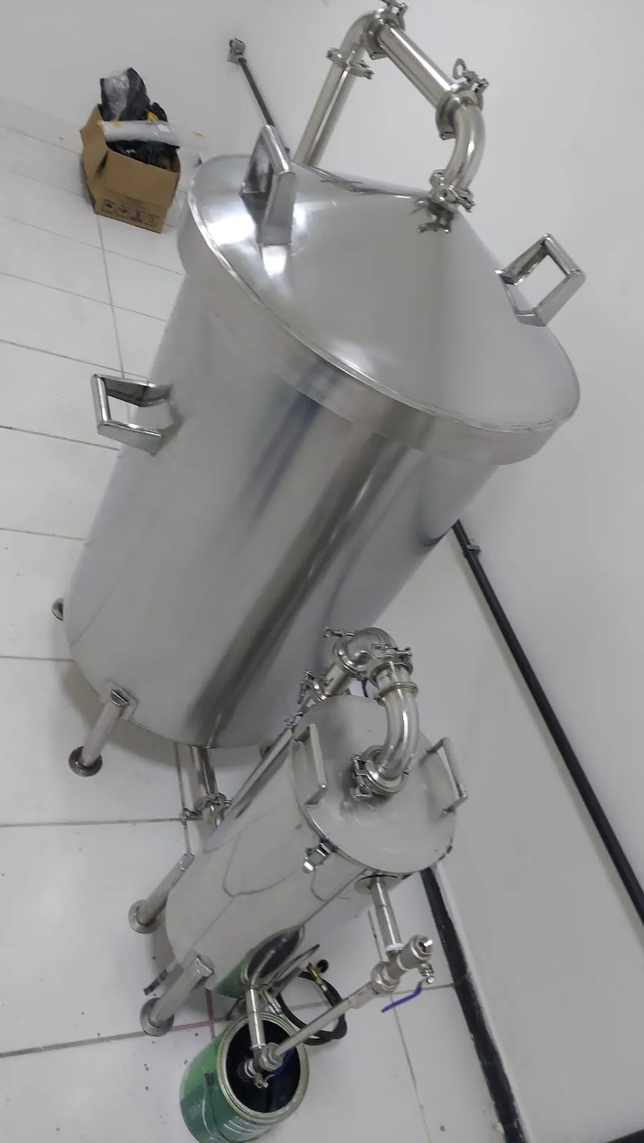 Equipamento de destilação em aço inoxidável